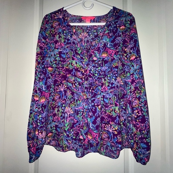 Lilly Pulitzer Tops - Lilly Pulitzer women’s long sleeve tunic